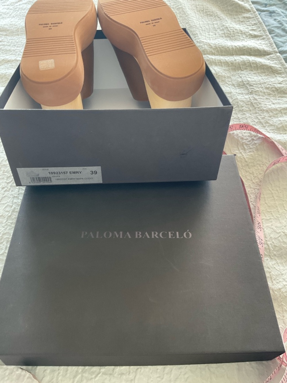 PALOMA BARCELO
Made In Spain Leather Wedge  mules Platform 
Size 39 - Picture 13 of 13